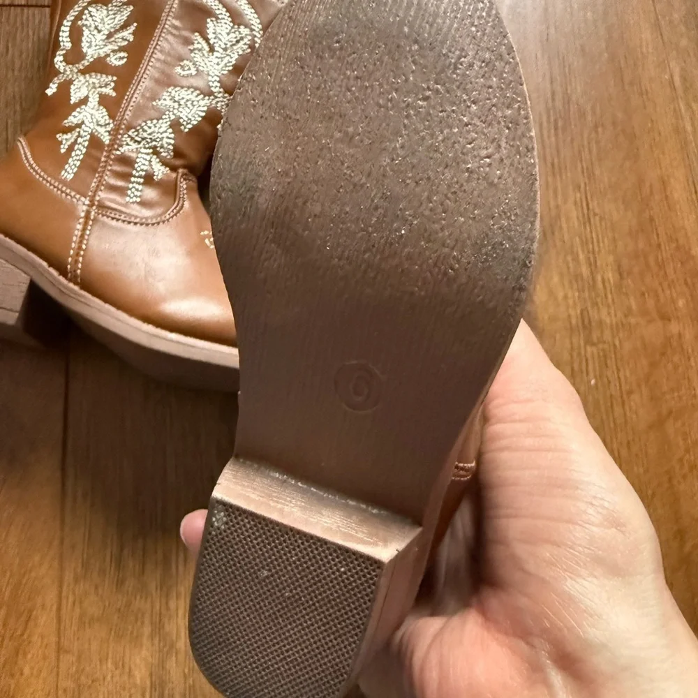 Stepping stones brown western boots